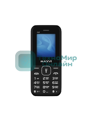 Мобильный телефон Maxvi C27 черный