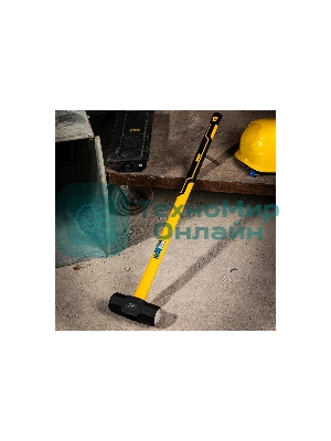 Кувалда Deli DL6913 4500 гр, рукоятка из высокопрочного стекловолокна