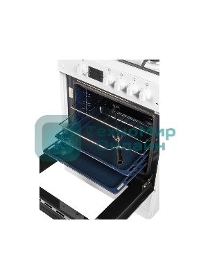 Плита комбинированная MIU 6040 ЕRPDCHK белый, конфорок 4 шт газовых, духовка 65 л, 60 см x 85 см x 60 см