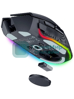 Мышь беспроводная/проводная Razer Basilisk V3 Pro 35K черный, 35000 dpi, радиоканал, Bluetooth, USB, кнопки - 11