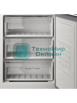 Холодильник Indesit ITS 4200 G серебристый двухкамерный 247/78л морозилка снизу, No Frost