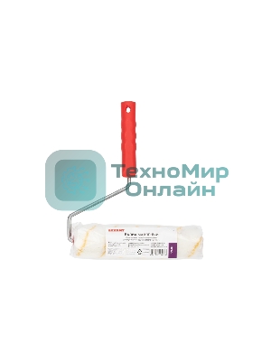 Валик Rexant полиамид белый с желтой полосой, ворс 11 мм, ширина ролика 240 мм, Ø 42 мм, бюгель 8 мм, серия 