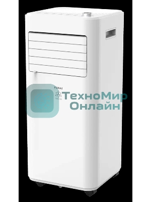 Кондиционер мобильный FUNAI CROCUS MAC-CS22CON01 7500 BTU, 15 м², 53 дБ, охлаждение, белый