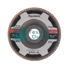 Круг лепестковый торцевой Patriot EXPERT 115 мм*22,23 мм*P120 цирконий