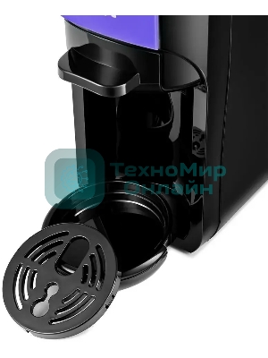 Кофемашина Kitfort КТ-7105-1 1450Вт черный/фиолетовый