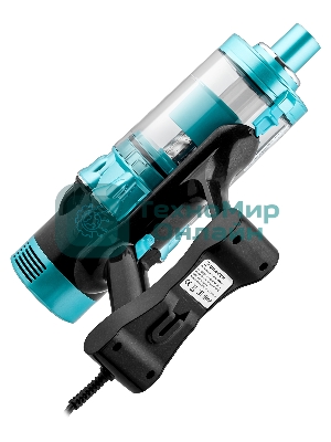 Пылесос вертикальный BRAYER BR4271 голубой, питание от сети, 185 Вт, уборка сухая, пылесборник 0.8 л