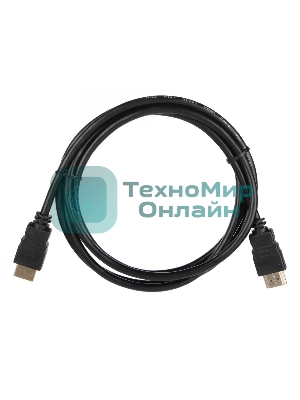 Кабель ACD-DHHM1-18B HDMI 1.4, Golden Plated,19m/19m, черный, 1.8м