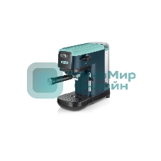 Кофеварка рожковая Ariete 00M139917AR0 маренго/голубой, молотый/капсулы, 1,1 л, 1300 Вт, 15 бар