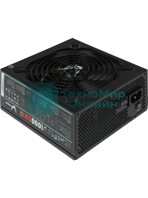 Блок питания Aerocool/Formula 1000W Retail KCAS PLUS 1000GM, 80 PLUS Gold, ATX v2.4, модульный, fan 14cm, 6x PCI-E [6+2-Pin], 10x SATA, 6x MOLEX