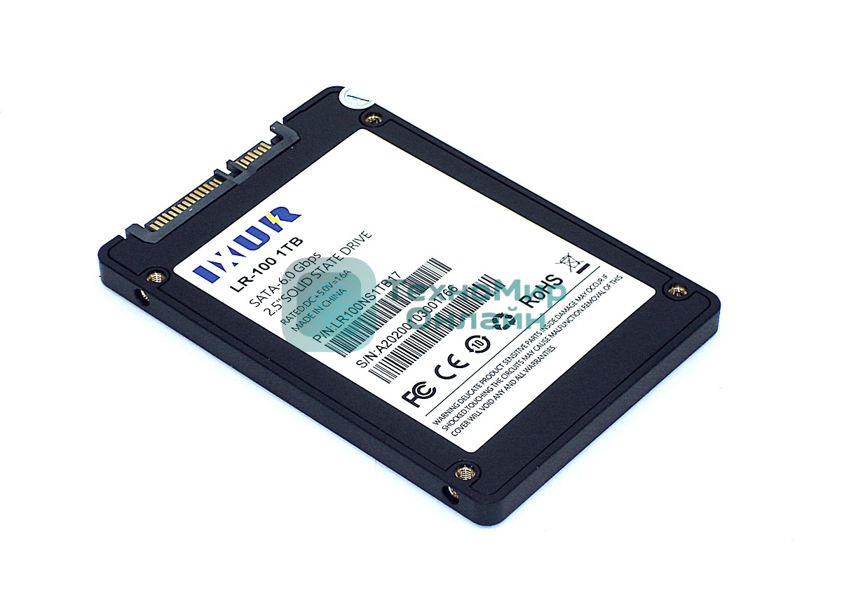 Накопитель SSD IXUR, 1Tb, SATA III, 2.5