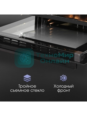 Духовой шкаф электрический Zigmund & Shtain E 167 B черный