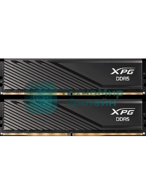 Оперативная память XPG Lancer Blade Black, DDR5, 32GB (2x16GB), 6000MHz, CL34, DIMM, с радиатором, черный