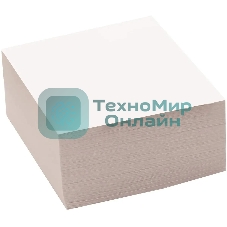 Блок для записей бумажный Silwerhof ECO Эконом 80x80x40 мм, 60 г/м2, белый