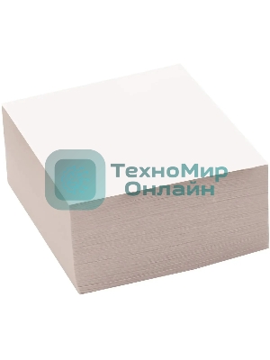 Блок для записей бумажный Silwerhof ECO Эконом 80x80x40 мм, 60 г/м2, белый