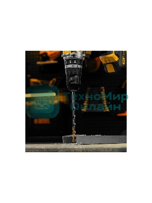 Сверло спиральное по металлу Denzel 10 х 184 мм, Р6М5, Golden Tip, удлиненное