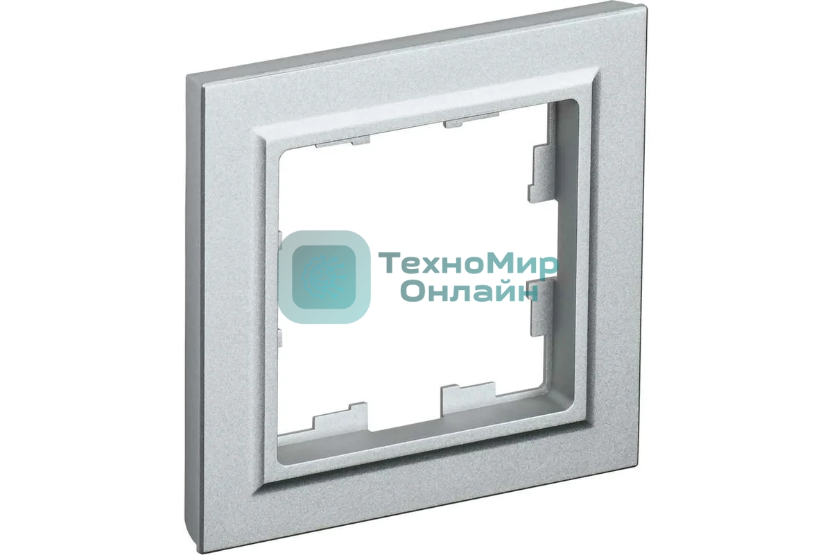 Рамка 1-м BRITE РУ-1-БрА алюм. IEK BR-M12-K47