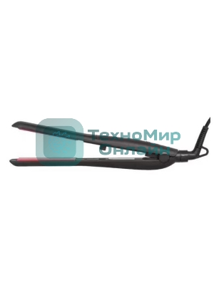 Выпрямитель для волос ECON ECO-BH021S черный/розовый, 25 мм, 200 °C, 1 режим