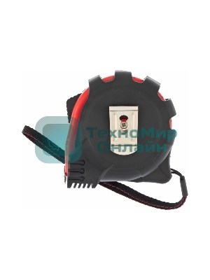 Рулетка Matrix Status magnet 3 fixations, 7,5 м х 25 мм, обрезиненный корпус, зацеп с магнитом