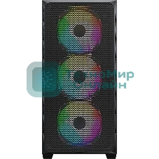 Компьютерный корпус Montech AIR 903 MAX черный без БП ATX 3x140мм 2xUSB3.0 1xUSB3.1 audio bott PSU