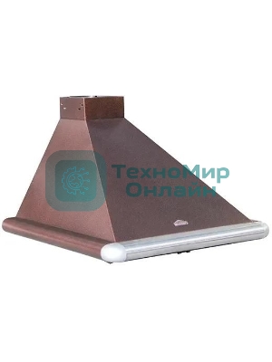 Вытяжка каминная Elikor Сатурн 50П-180-В1Л медный/нерж. сталь, 50 см, 180 куб. м/ч, 48 дБ