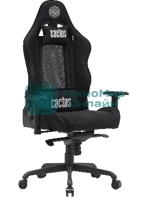 Кресло Cactus CS-CHR-MC04-BBK черный, экокожа
