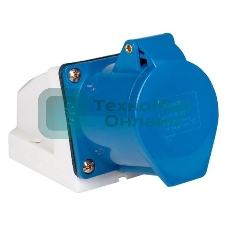 Розетка стационарная наружная 123 2Р+РЕ 32А 220 В IP44 PROxima EKF ps-123-32-220-PRO