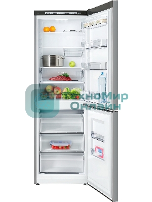 Холодильник Atlant XM 6621-189 серебристый двухкамерный 205/119 л морозилка снизу, капельная система