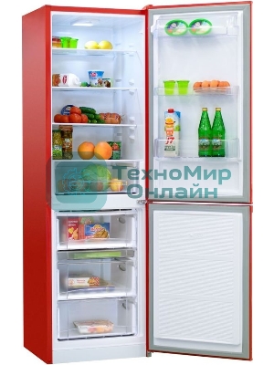 Холодильник Nordfrost NRB 152 Or оранжевый двухкамерный 205/115л морозилка снизу