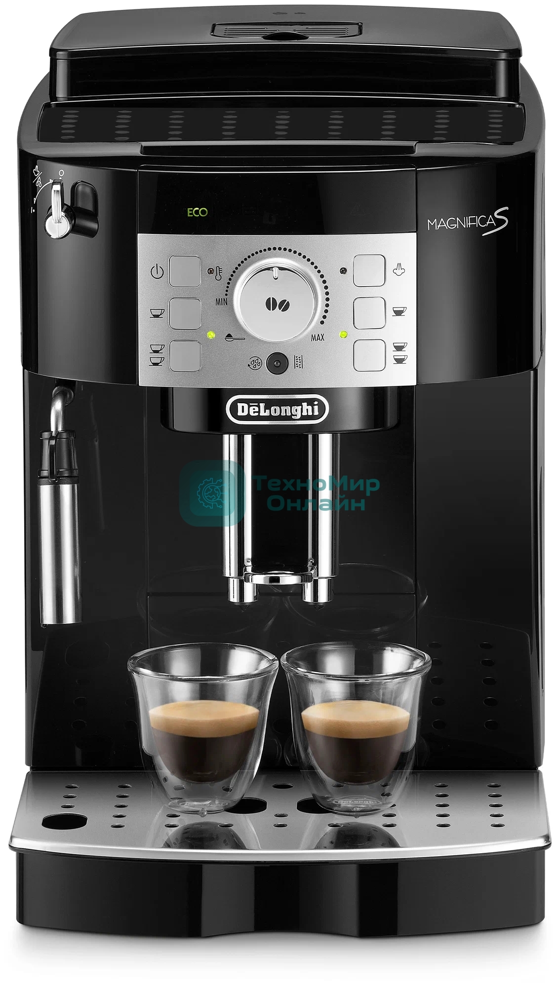 Кофемашина автоматическая DeLonghi ECAM 22.114B черный, исп. кофе - молотый/зерновой, 1.8 л, 1450 Вт, 15 бар