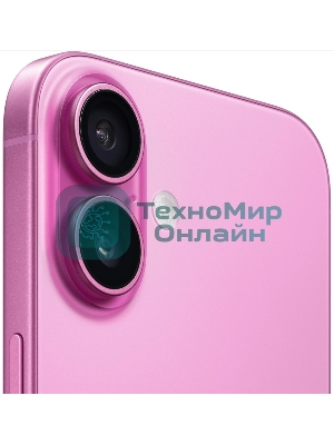 Смартфон Apple iPhone 16, 8/256Gb, розовый