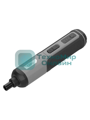 Отвертка аккумуляторная Deli DC161, (4В, 2А*ч, 5Нм, 300об/мин, Type-C, набор бит 4 шт, картон)