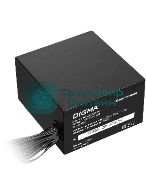 Блок питания Digma DPSU-650W-WH RTL, 650Вт, 80 PLUS, 120мм, черный