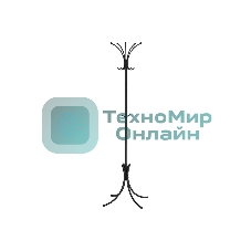 Вешалка напольная ЗМИ Корона стойка черный ВНП 366