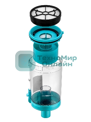 Пылесос вертикальный BRAYER BR4271 голубой, питание от сети, 185 Вт, уборка сухая, пылесборник 0.8 л