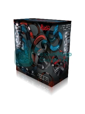 Игровая гарнитура Smartbuy (SBHG-9740) RUSH ASPID черный/красный