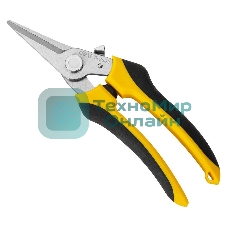 Ножницы универсальные строительные Deli DL2908 205мм, 48-52HRC, прорезиненная рукоятка