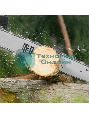 Пила цепная электрическая Denzel EDS-2200, 2,2кВт, продольная, шина 45 см, шаг 3/8, паз 1,3 мм, 62 зв