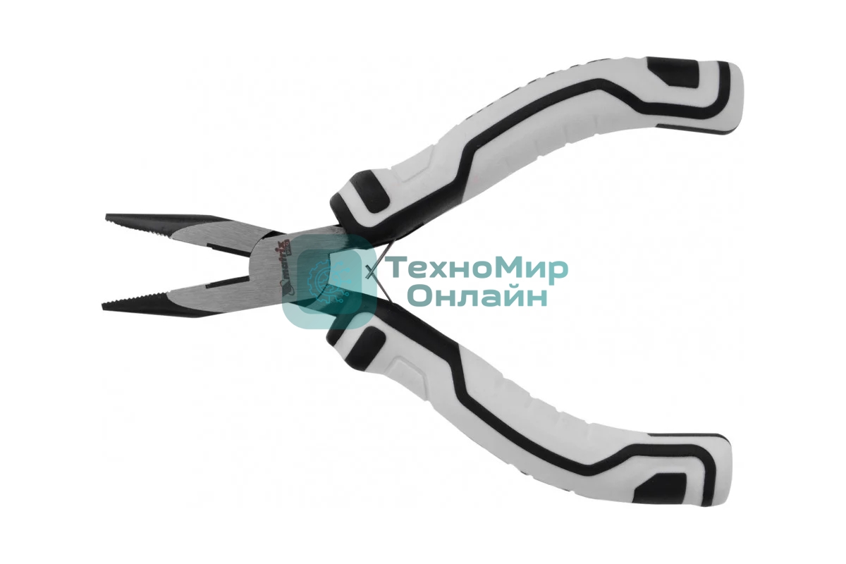 Длинногубцы Matrix Mini, 125 мм, прямые, авторазжим, PRO