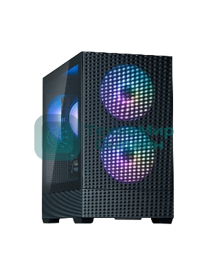 Компьютерный корпус ZALMAN P30 AIR, MATX, BLACK, WINDOW, 2xCombo (3.5'' or 2.5''), 3x2.5