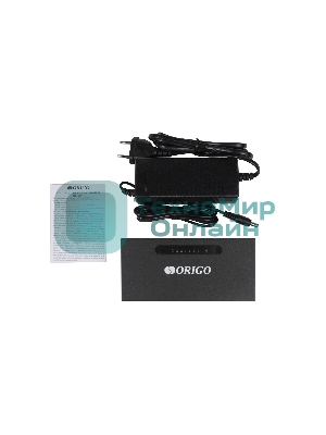 Коммутатор неуправляемый PoE ORIGO OS1206P/60W/A1A 4x100Base-TX PoE+, 2x100Base-TX, PoE-бюджет 60 Вт, корпус металл