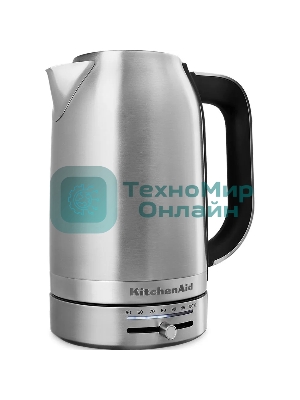 Чайник электрический KitchenAid 5KEK1701ESX стальной, 1.7 л, 2400 Вт