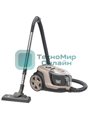 Пылесос Eurostek EVC-4510 бежевый, 420/2500 Вт, уборка сухая, пылесборник контейнер 3 л