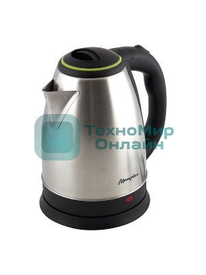 Чайник электрический Матрена MA-001 1.8 л,сталь,цвет крышки зеленый (005458)