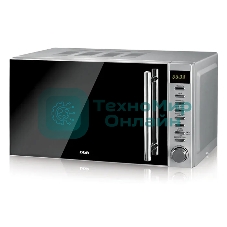 Микроволновая печь BBK 20MWS-721T/BS-M серебристый, 20 л, 700 Вт, переключатели - кнопки, поворотный механизм