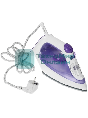 Утюг Braun TexStyle1 SI1080VI фиолетовый/белый, 2000 Вт, 25 г/мин, 130 г/мин, 220 мл