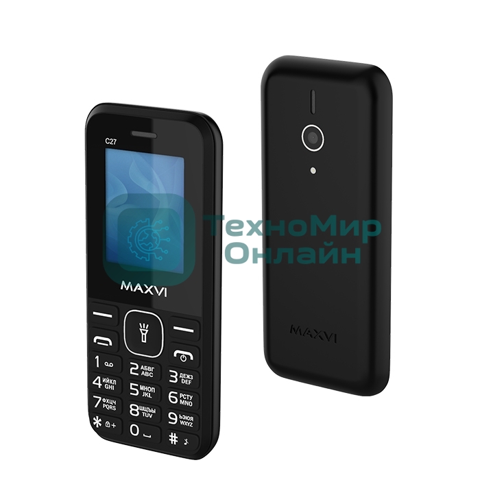 Мобильный телефон Maxvi C27 черный