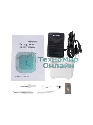 Оверлок Necchi 4537 2/3/4-х ниточный оверлок, LED подсветка, 12 видов швов, встроенный роликовый шов, встроенный дифференциал, свободный рукав, цветная система заправки, отключаемый верхний нож, металлическая станина¶Ширина шва 3 – 7мм, мах.длинна стежка 4мм, скорость шитья 1300ст/мин, мощность 100Вт., чехол мягкий.