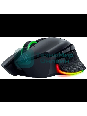 Мышь беспроводная/проводная Razer Basilisk V3 Pro 35K черный, 35000 dpi, радиоканал, Bluetooth, USB, кнопки - 11