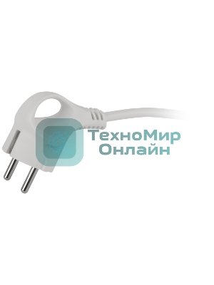 Удлинитель электрический ЭРА UDL-10-230-E Greenline 2 розетки с заземлением 3м ПВС 3x0.75мм2