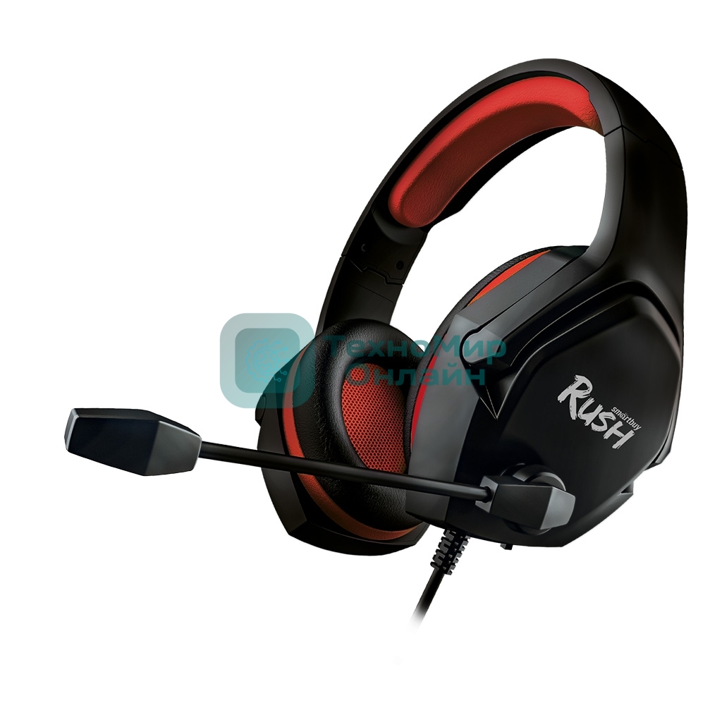 Игровая гарнитура Smartbuy (SBHG-9740) RUSH ASPID черный/красный